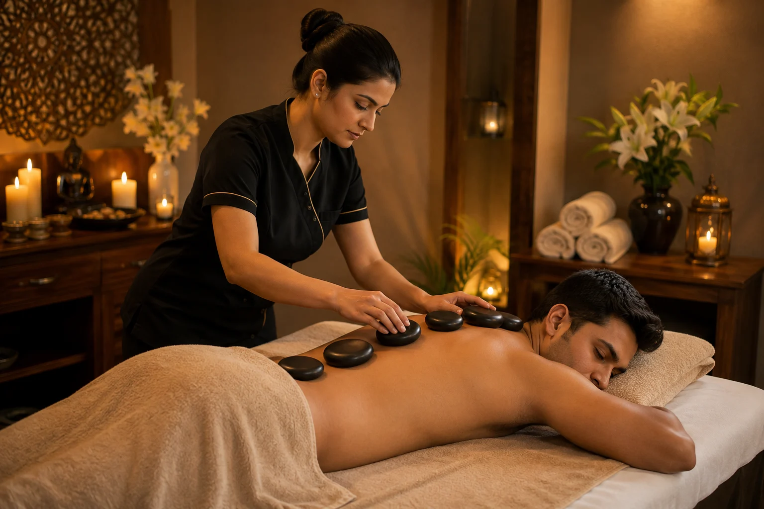 Deep tissue massage